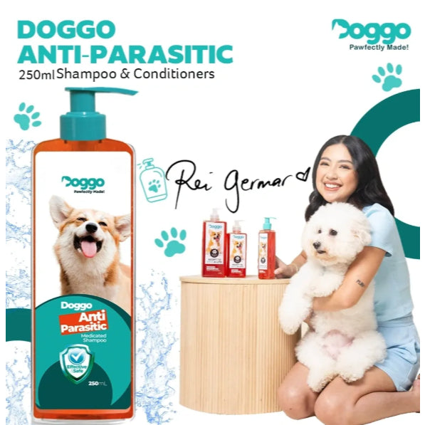 Doggo Anti-Parasitic Medicated Pet Shampoo for Dogs 250ml