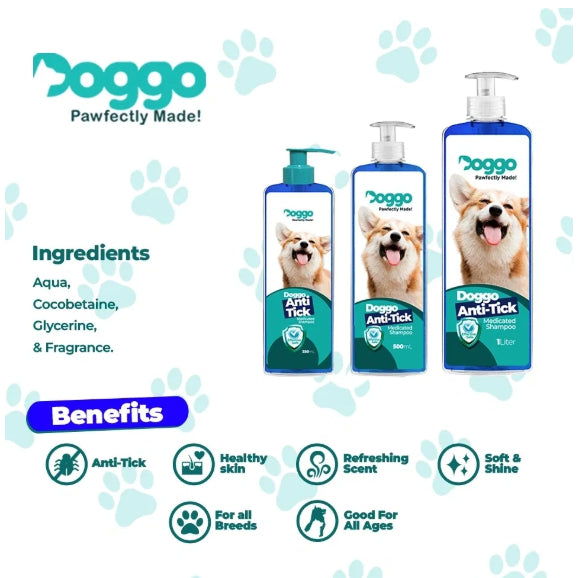 Doggo Anti-Tick Dog Shampoo 500ml