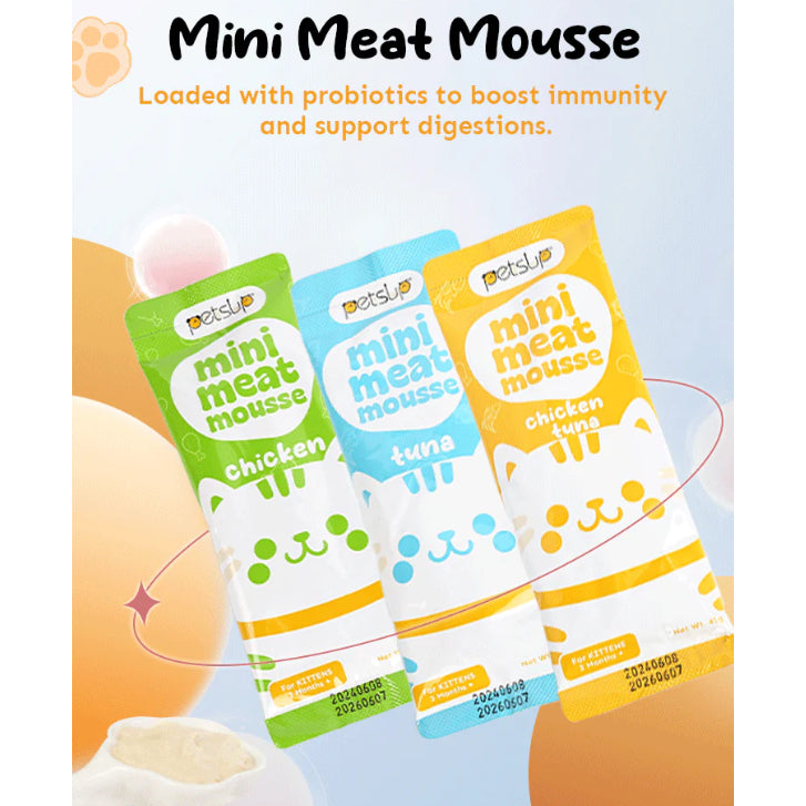 Petsup Dog Wet Food Mini Meat Mousse 6pcs