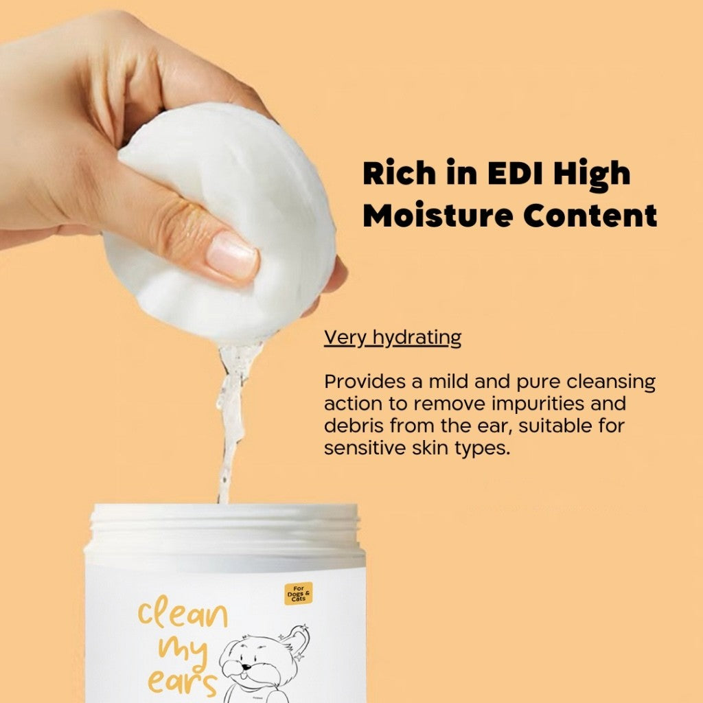 Purpaws Hypoallergenic Pet Eye & Ear Wet Wipes – 200pcs