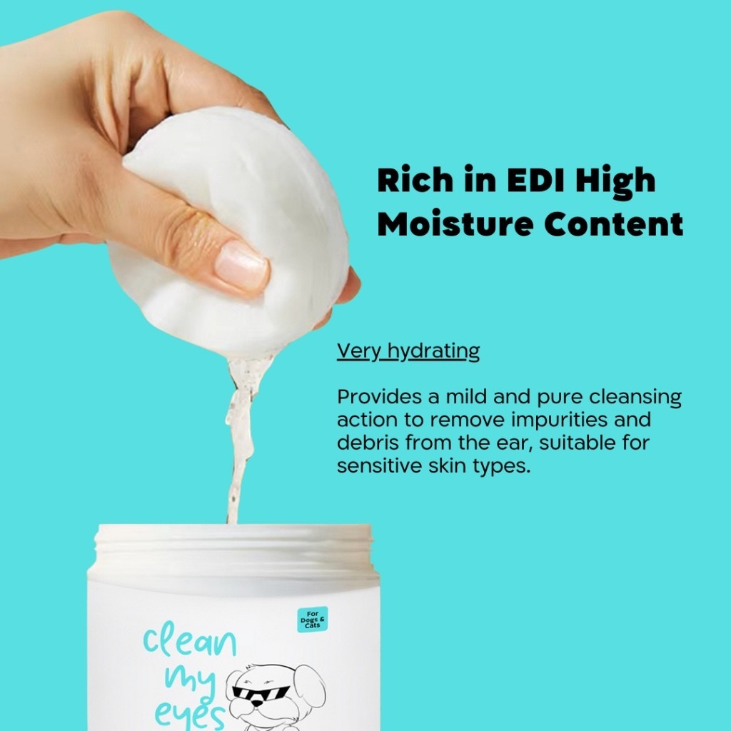 Purpaws Hypoallergenic Pet Eye & Ear Wet Wipes – 200pcs