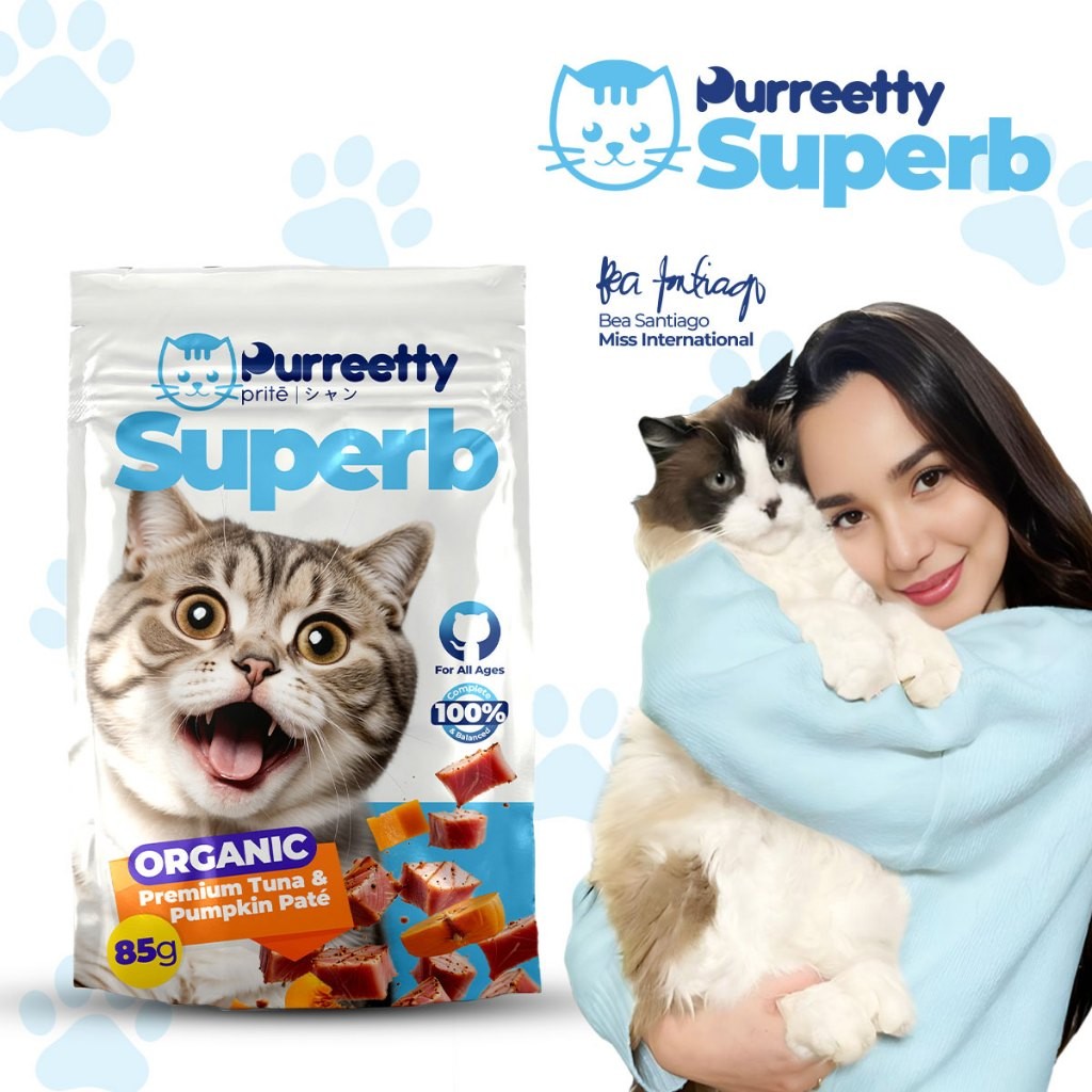 Purreety Superb Organic Premium Tuna & Pumpkin Pate 85g