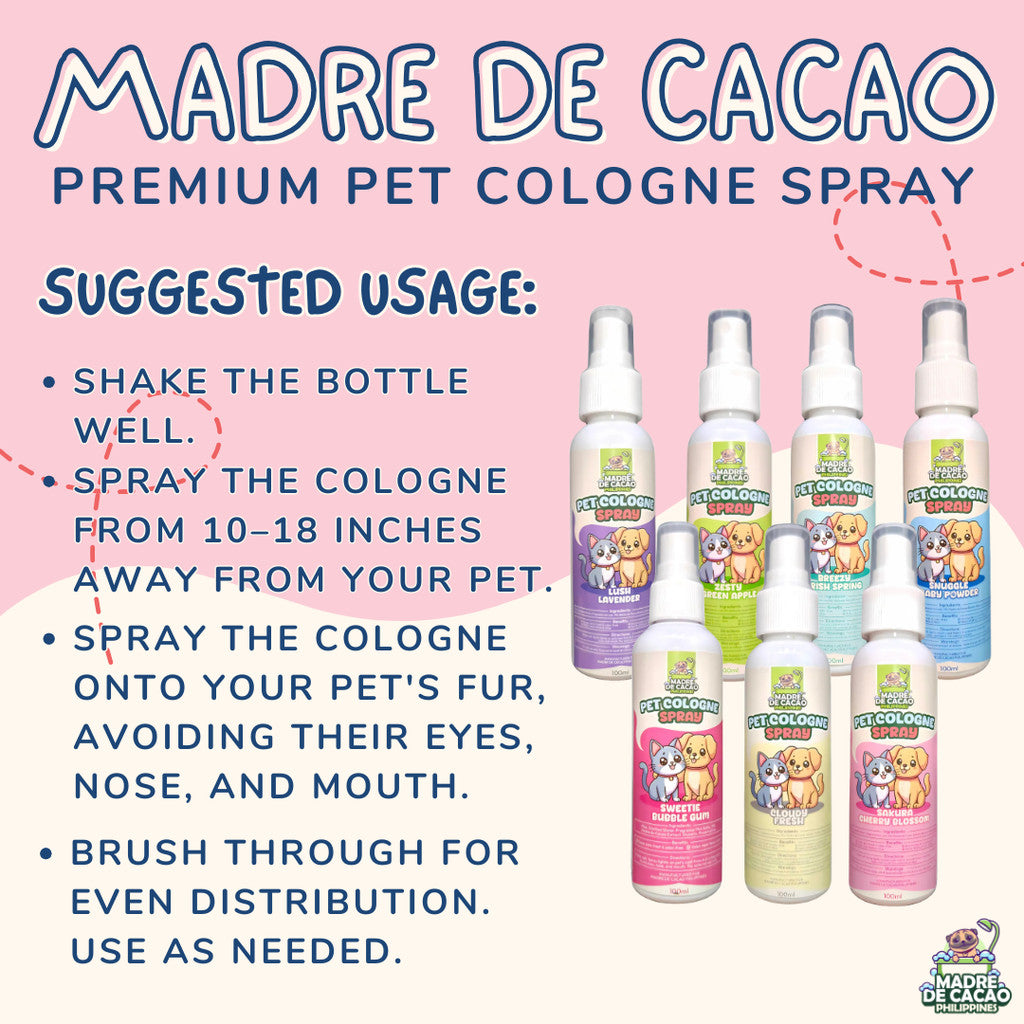 Madre De Cacao Premium Pet Cologne Spray 100ml