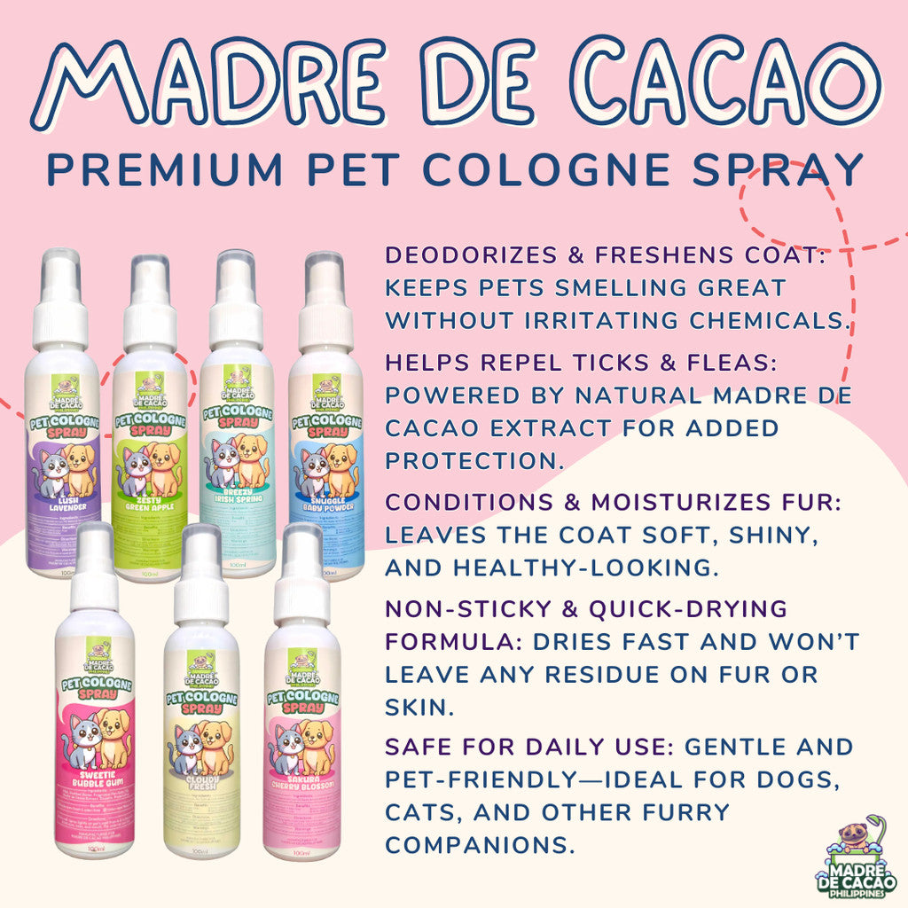 Madre De Cacao Premium Pet Cologne Spray 100ml