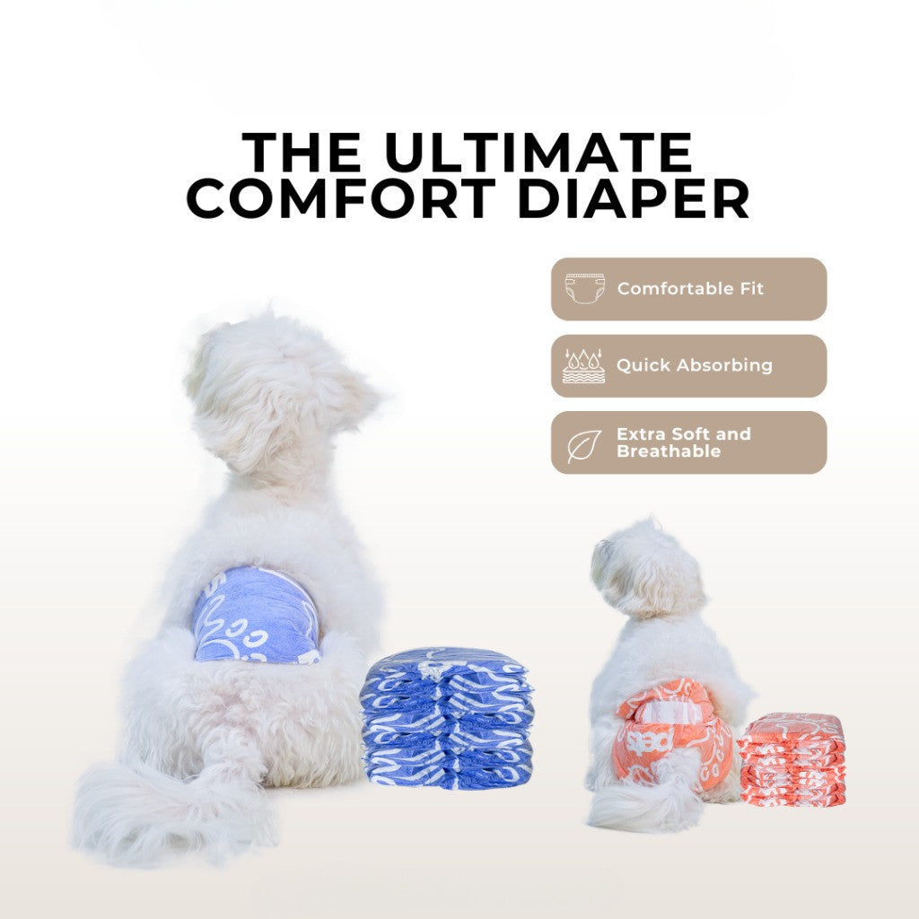 PurPaws Disposable Dog Diaper Male & Female