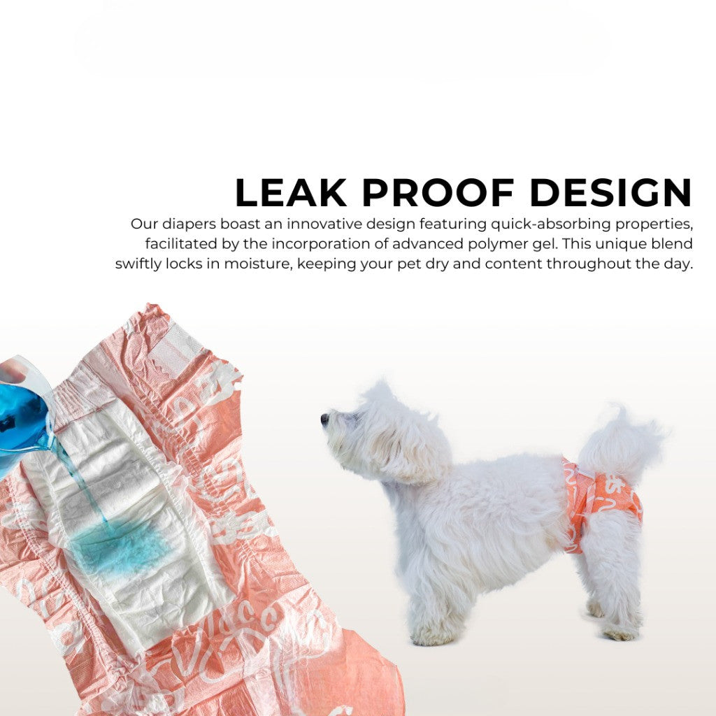 PurPaws Disposable Dog Diaper Male & Female