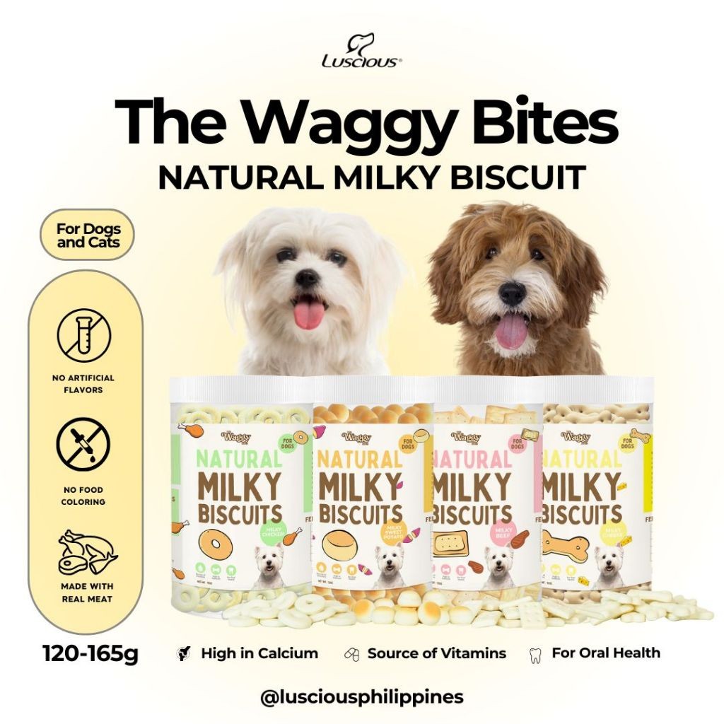 The Waggy Bites Natural Dog Treats 150g