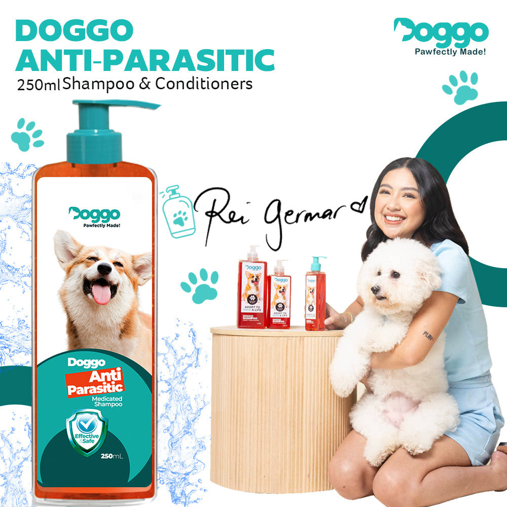 Doggo Anti-Parasitic Medicated Pet Shampoo for Dogs 250ml