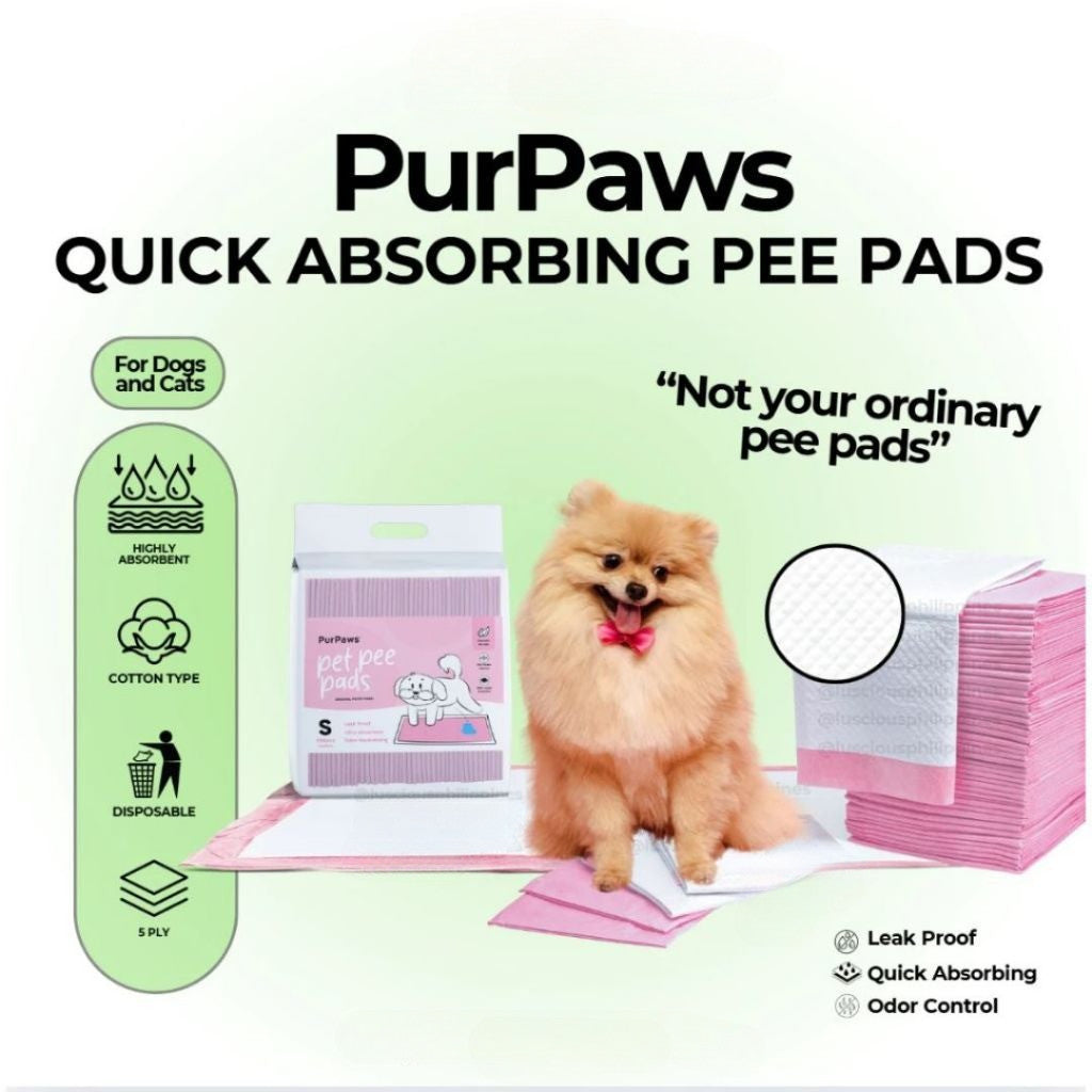 PurPaws Dog Pet Pee Pads – Super absorbent, leak-proof pads