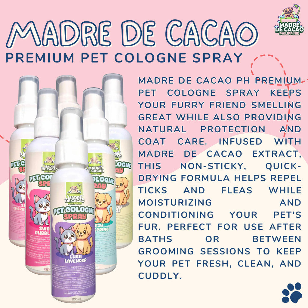 Madre De Cacao Premium Pet Cologne Spray 100ml
