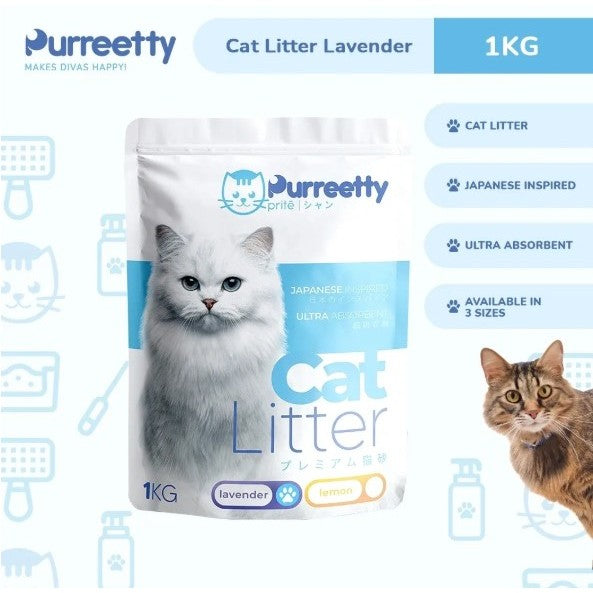 Purreetty Premium Cat Litter 1kg