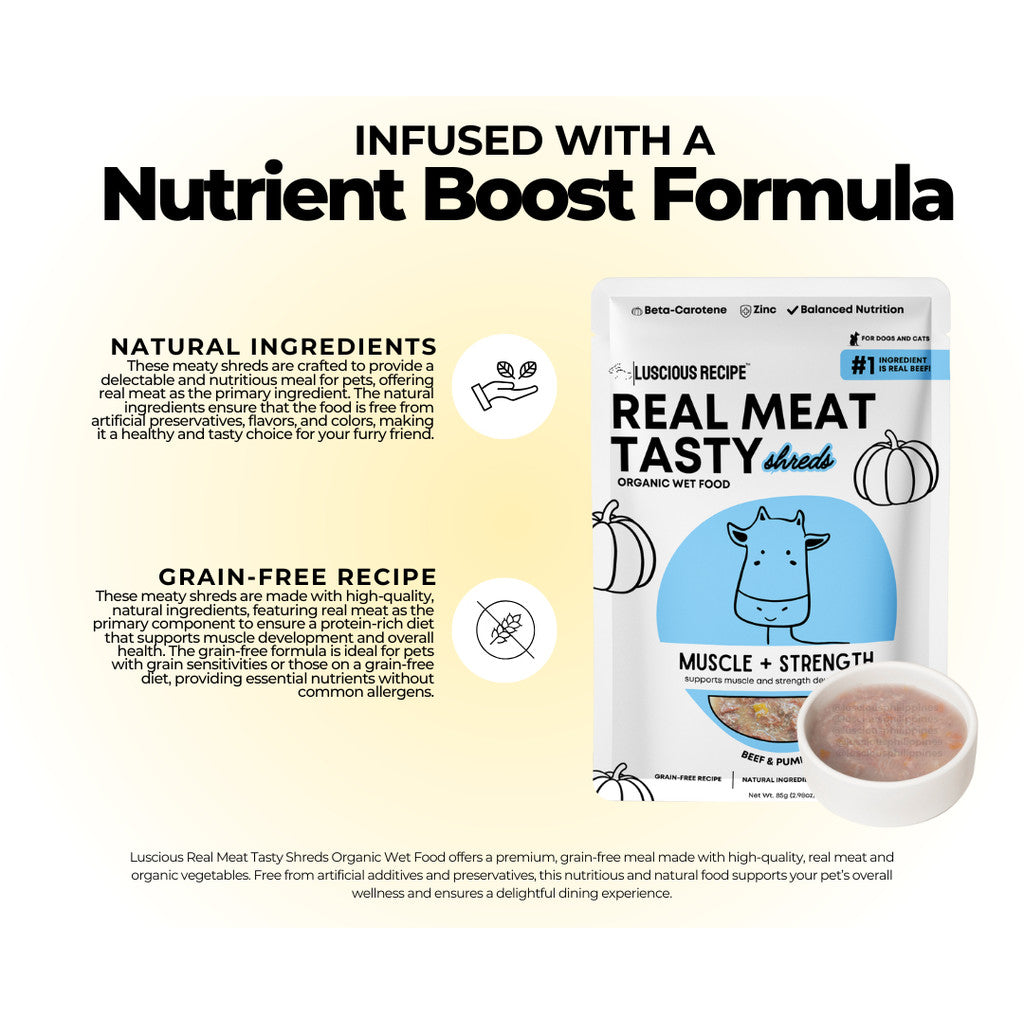 Luscious Recipe Real Meat Organic Wet Food 85g