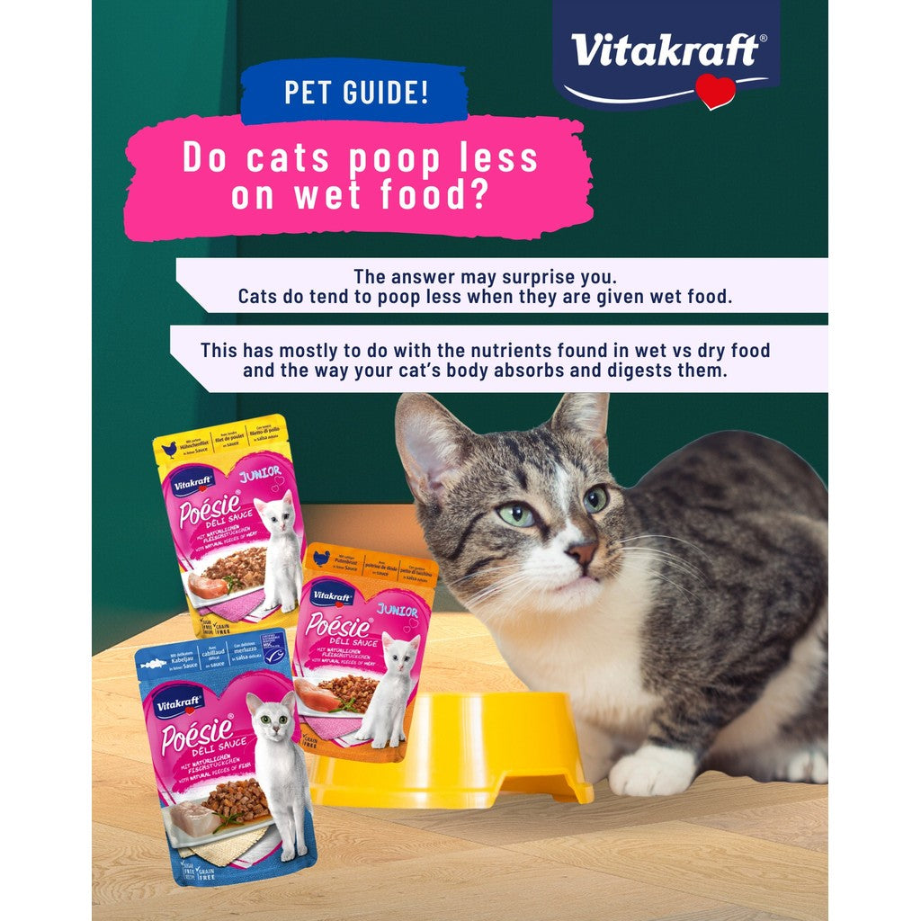 Vitakraft Poesie Deli Sauce Wet Cat Food Pouch 85g