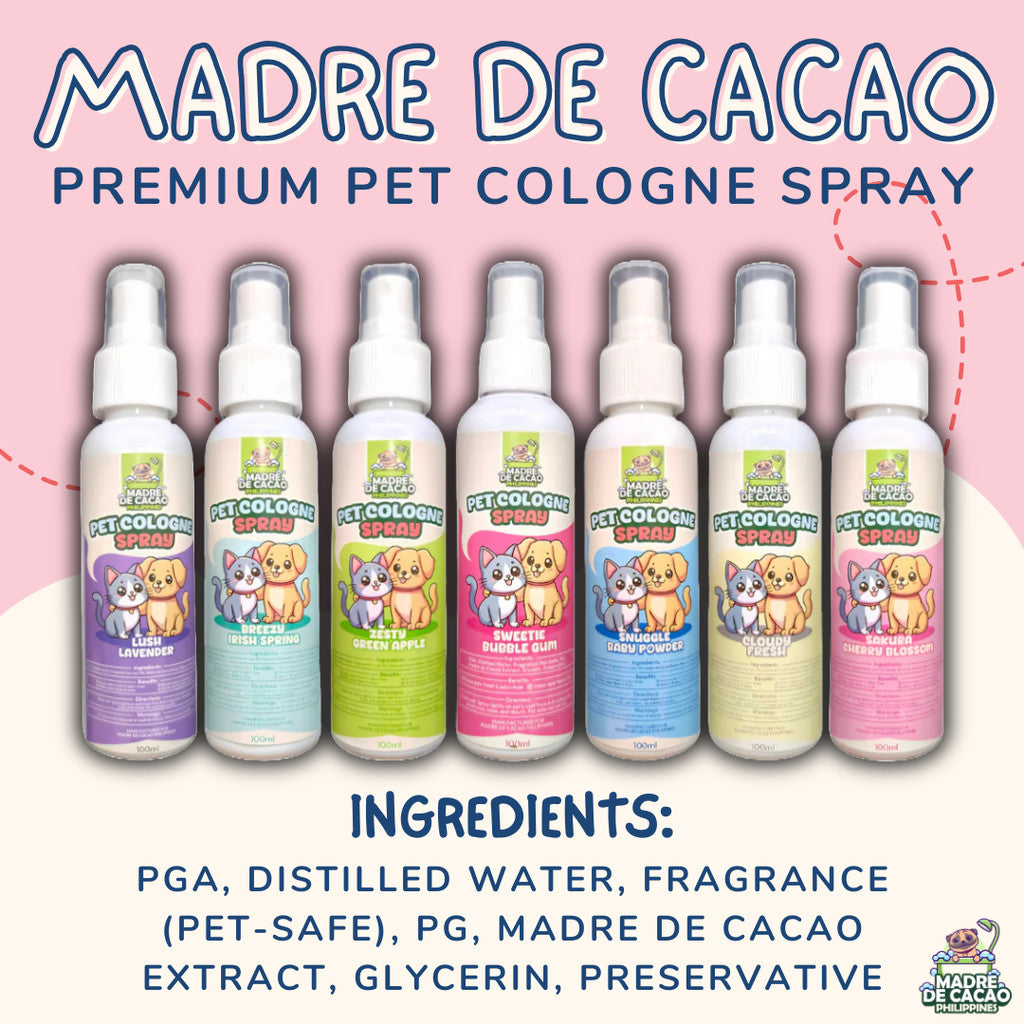 Madre De Cacao Premium Pet Cologne Spray 100ml