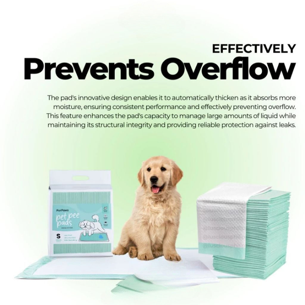 PurPaws Dog Pet Pee Pads – Super absorbent, leak-proof pads