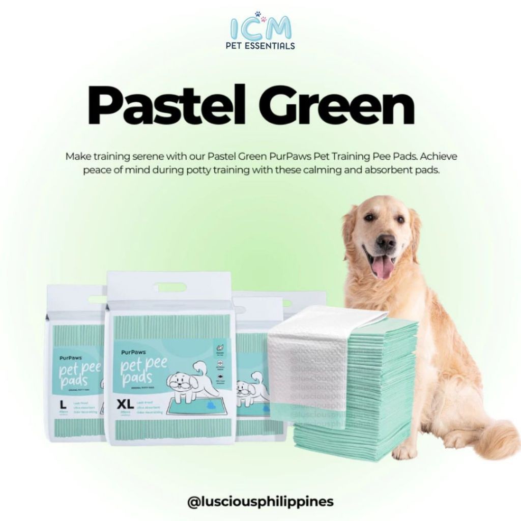 PurPaws Dog Pet Pee Pads – Super absorbent, leak-proof pads