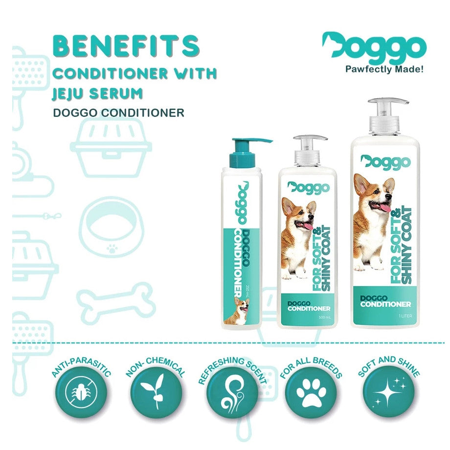 Doggo Dog Conditioner With Jeju Serum For Soft & Shiny Coat