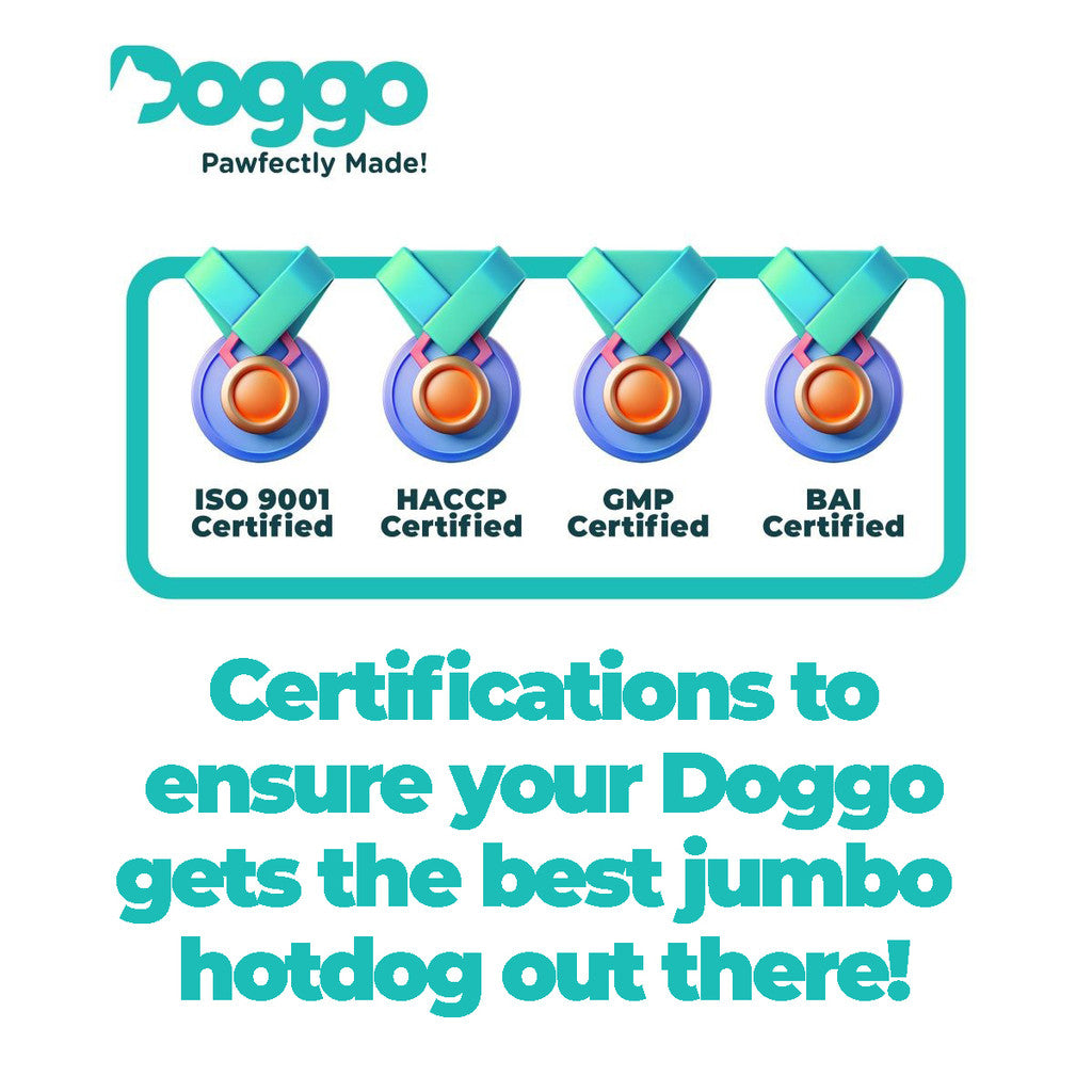 Doggo Jumbo Hotdog Beef Flavor 100g