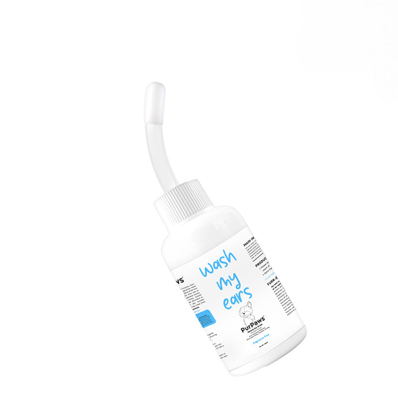 PurPaws Wash My Ear Pet Drops Fragrance Free 100ml