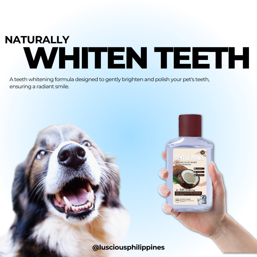 Gentle Paws Organic Pet Mouthwash Fresh Breath Oral Care 60ml