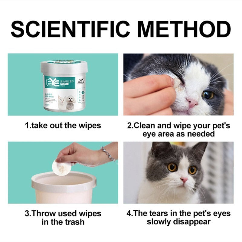 EYE Pet Cleaning Wipes for Dogs and Cats