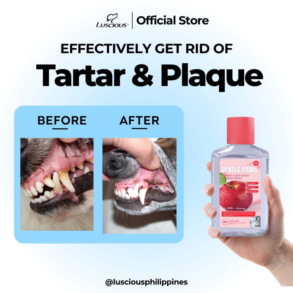 Gentle Paws Organic Pet Mouthwash Fresh Breath Oral Care 60ml