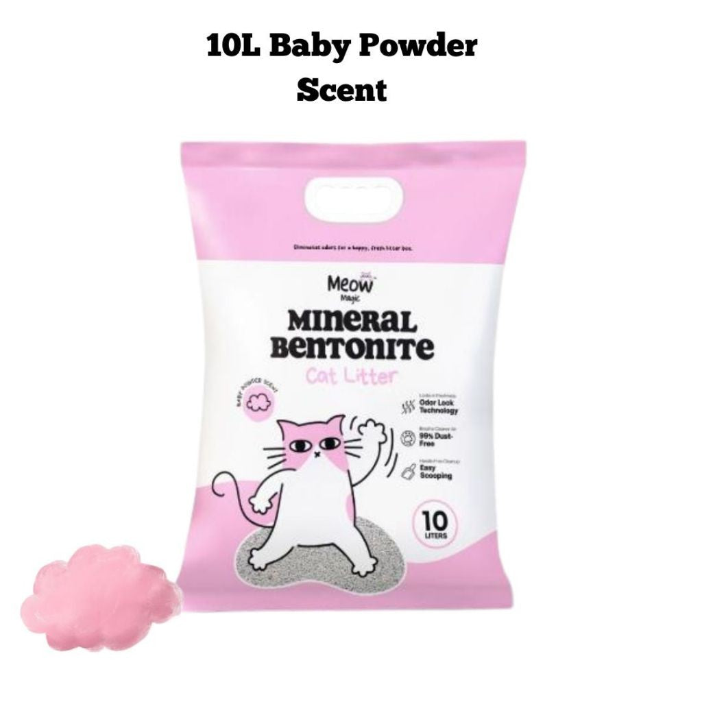 Meow Magic Bentonite Cat Litter Sand 10L