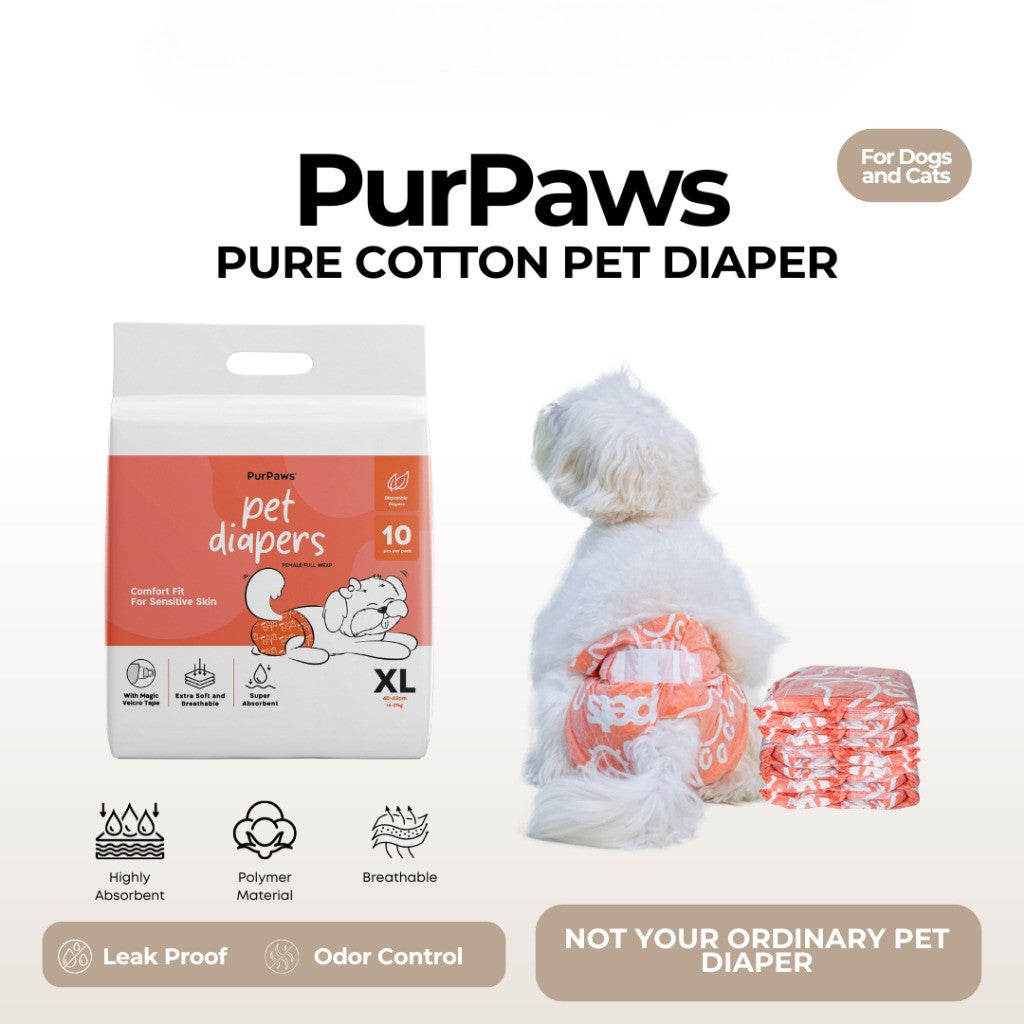 PurPaws Disposable Dog Diaper Male & Female