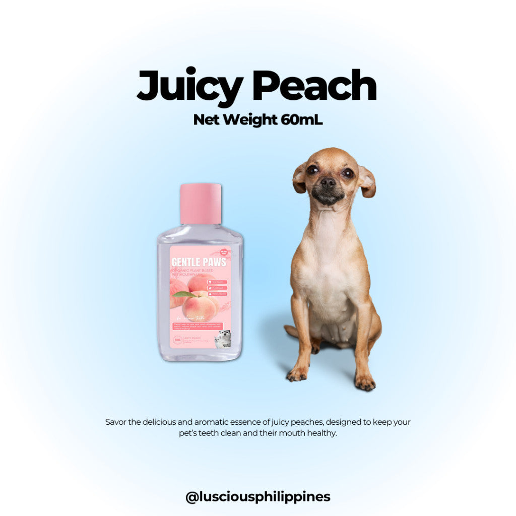 Gentle Paws Organic Pet Mouthwash Fresh Breath Oral Care 60ml