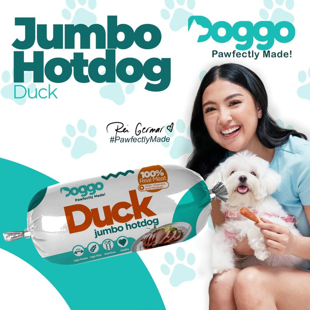 Doggo Jumbo Hotdog Duck Flavor 100g