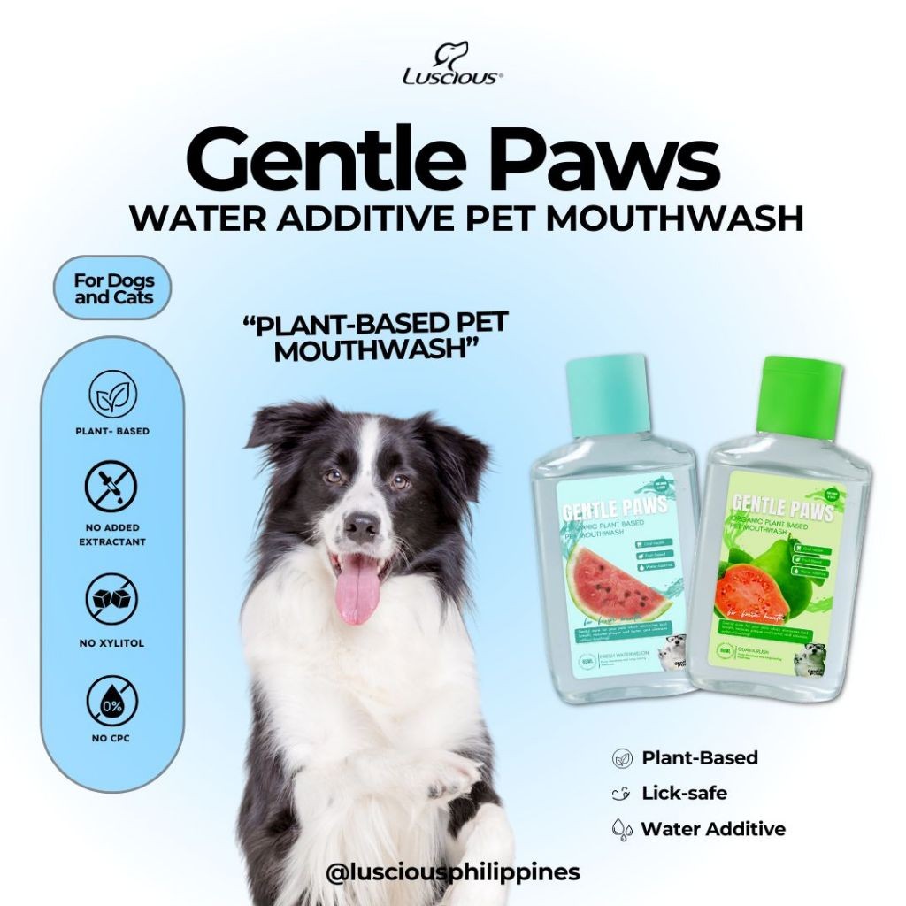 Gentle Paws Organic Pet Mouthwash Fresh Breath Oral Care 60ml
