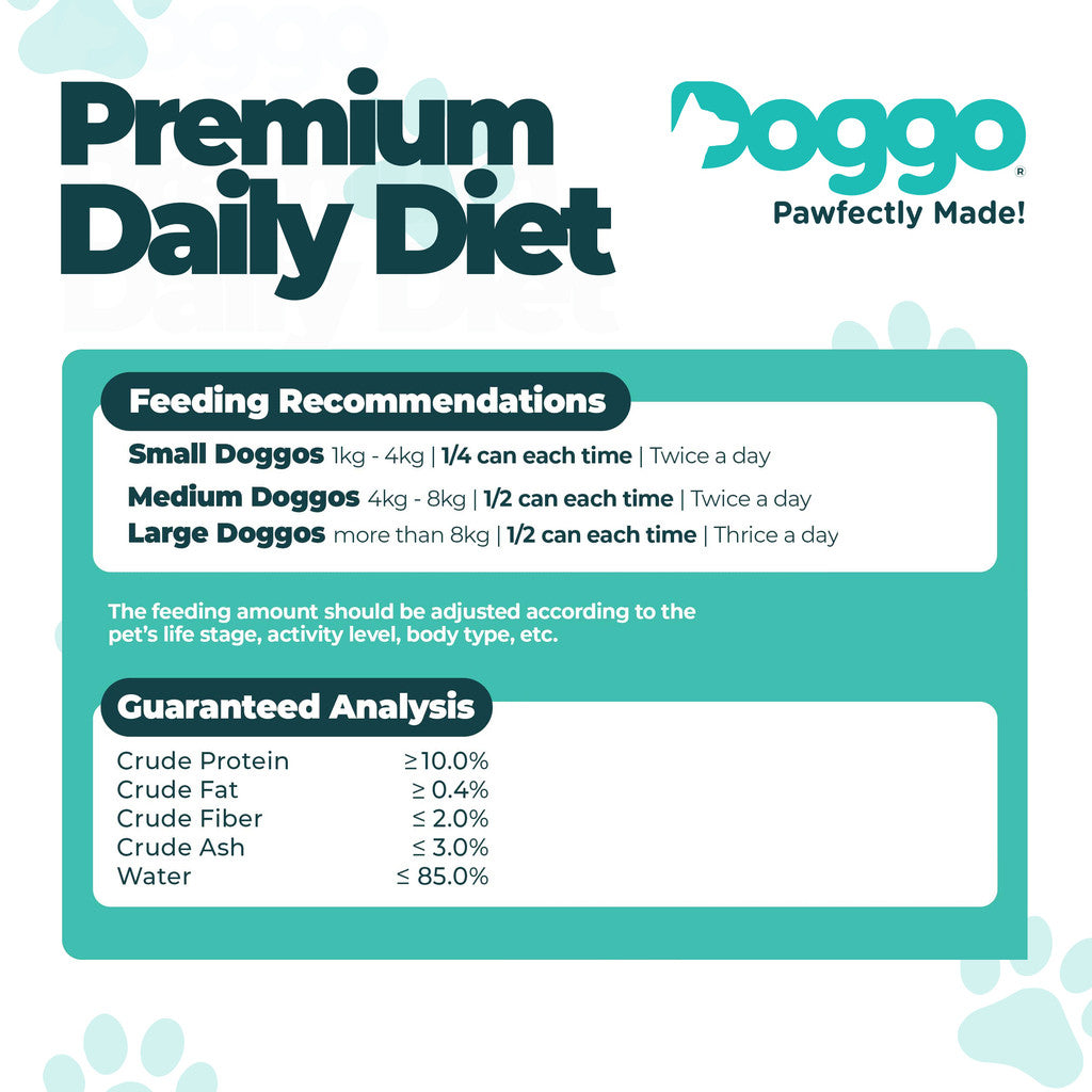 Doggo Organic Braised Beef Canned Dog Food 430g