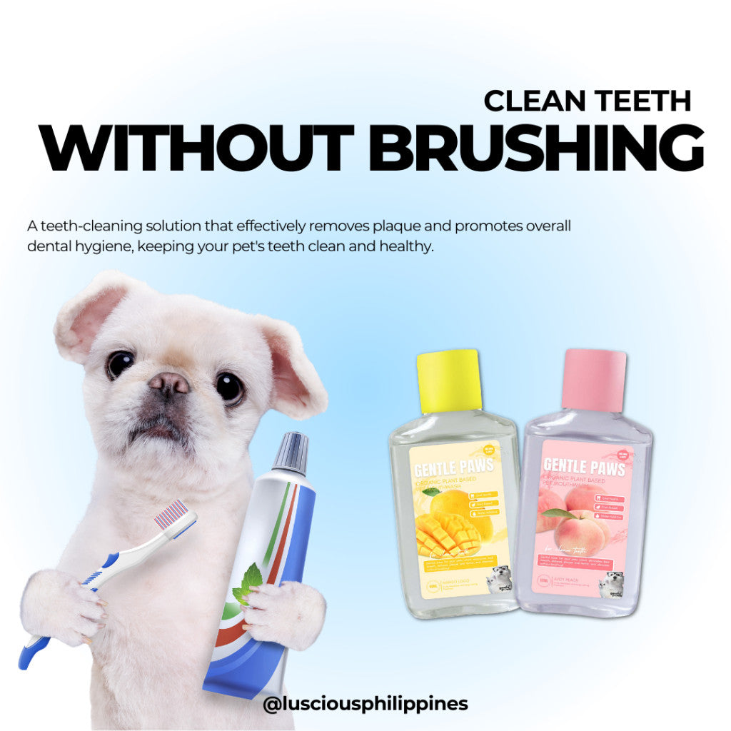 Gentle Paws Organic Pet Mouthwash Fresh Breath Oral Care 60ml