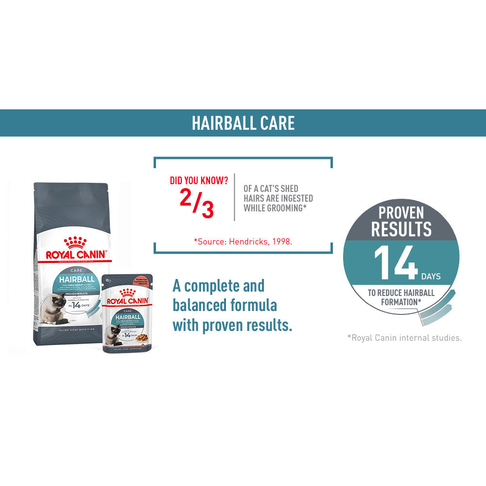 Royal Canin Hairball Care Adult Dry Cat Food 400g