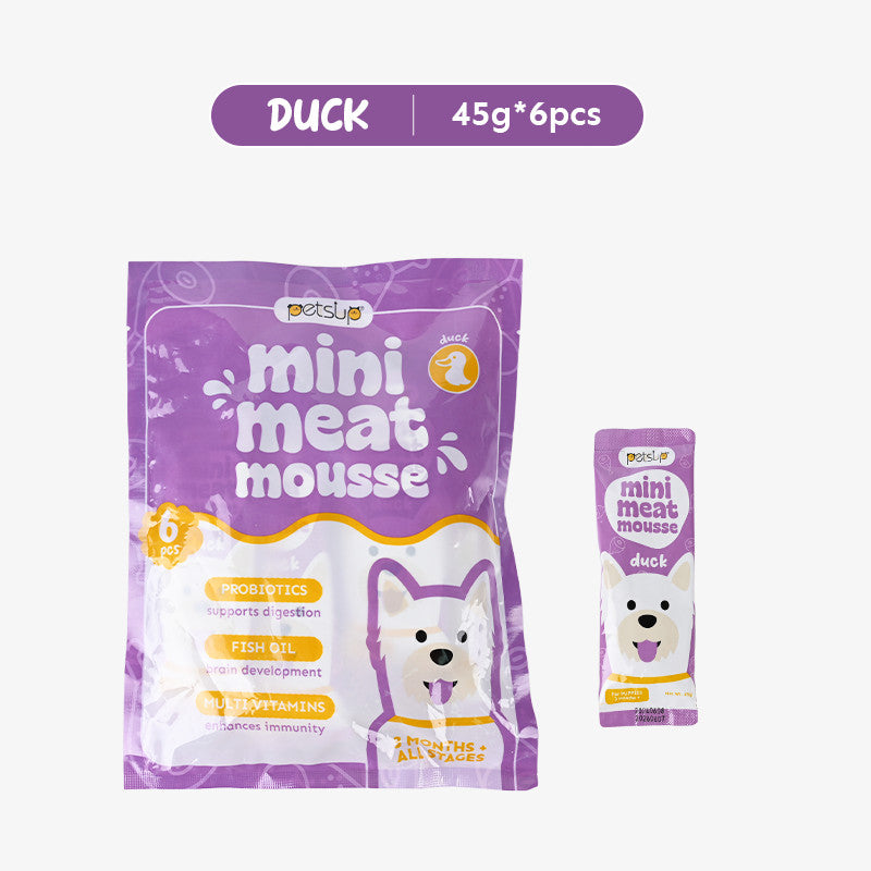 Petsup Dog Wet Food Mini Meat Mousse 6pcs