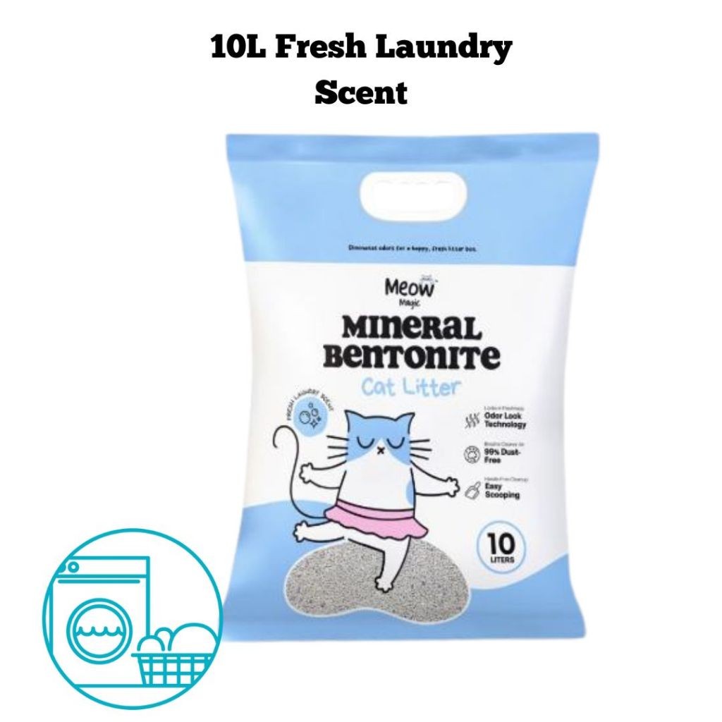 Meow Magic Bentonite Cat Litter Sand 10L