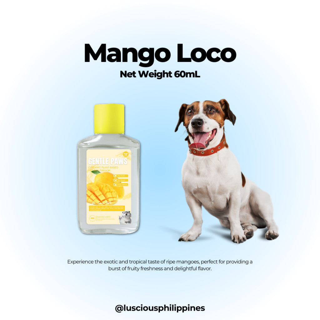 Gentle Paws Organic Pet Mouthwash Fresh Breath Oral Care 60ml