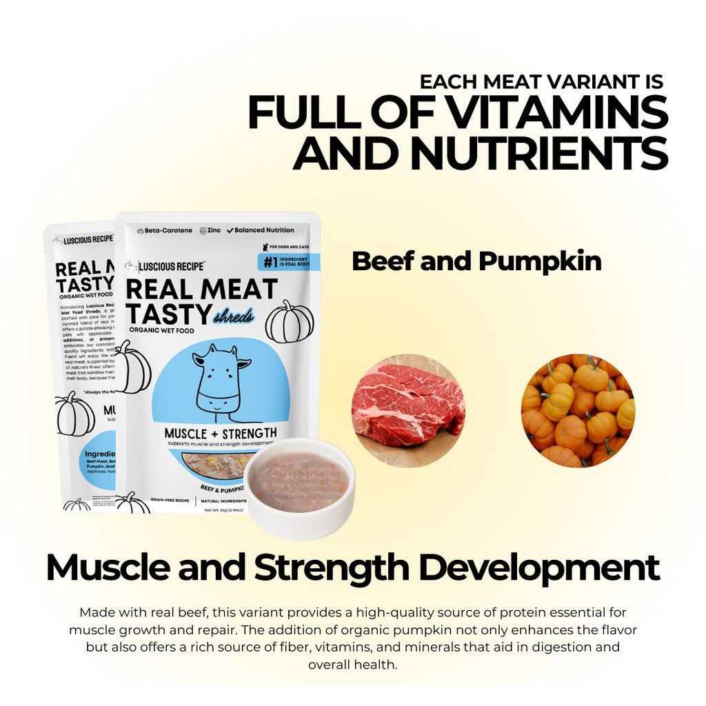 Luscious Recipe Real Meat Organic Wet Food 85g