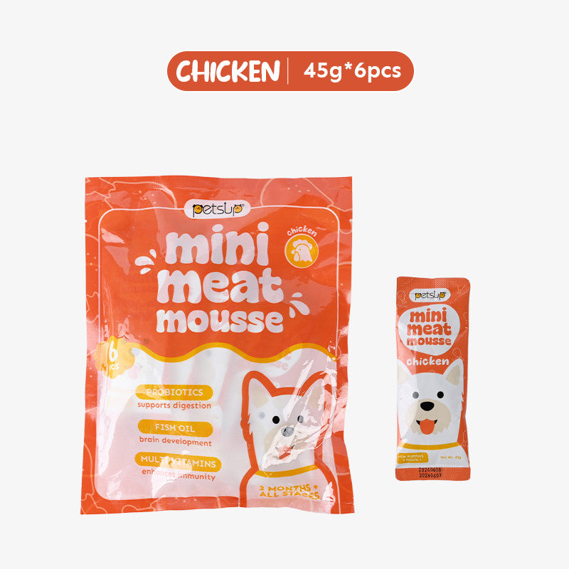 Petsup Dog Wet Food Mini Meat Mousse 6pcs