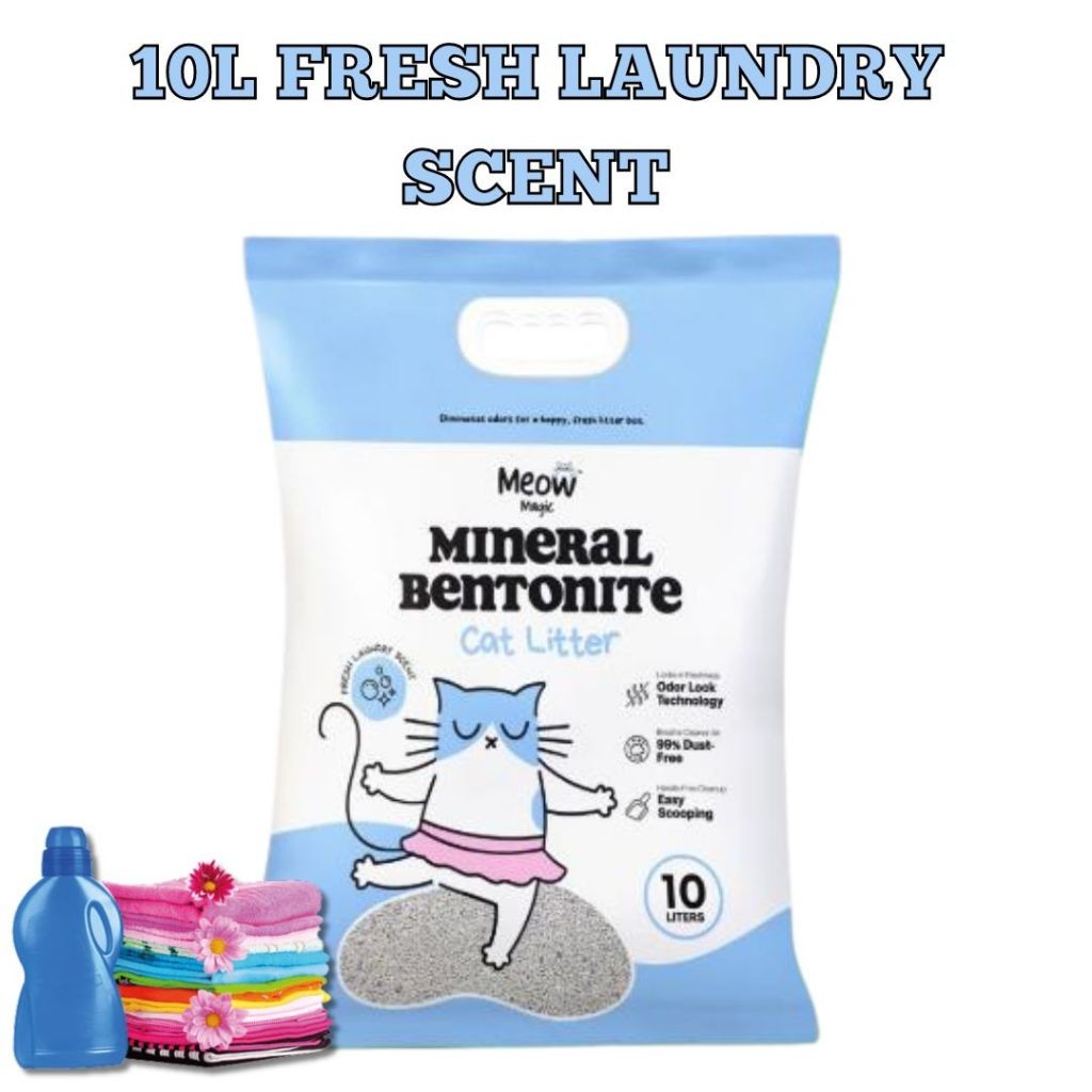 Meow Magic Bentonite Cat Litter Sand 10L