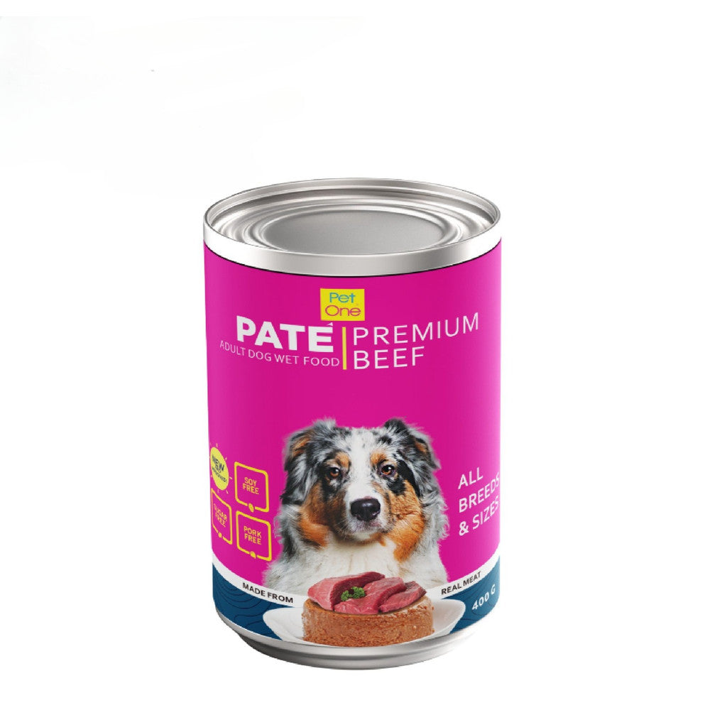 Pet One Pate Premium Beef Adult Wet Food 400g