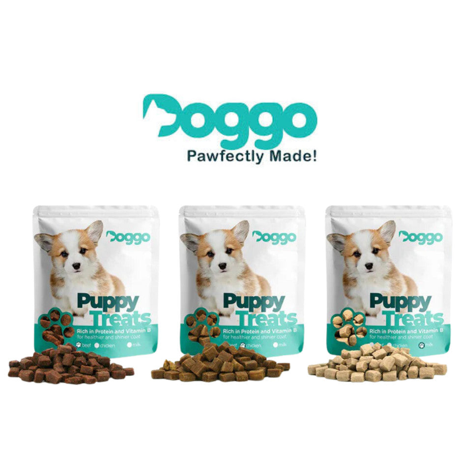 Doggo Cubes Puppy Treats Beef, Chicken & Milk Flavors 87g
