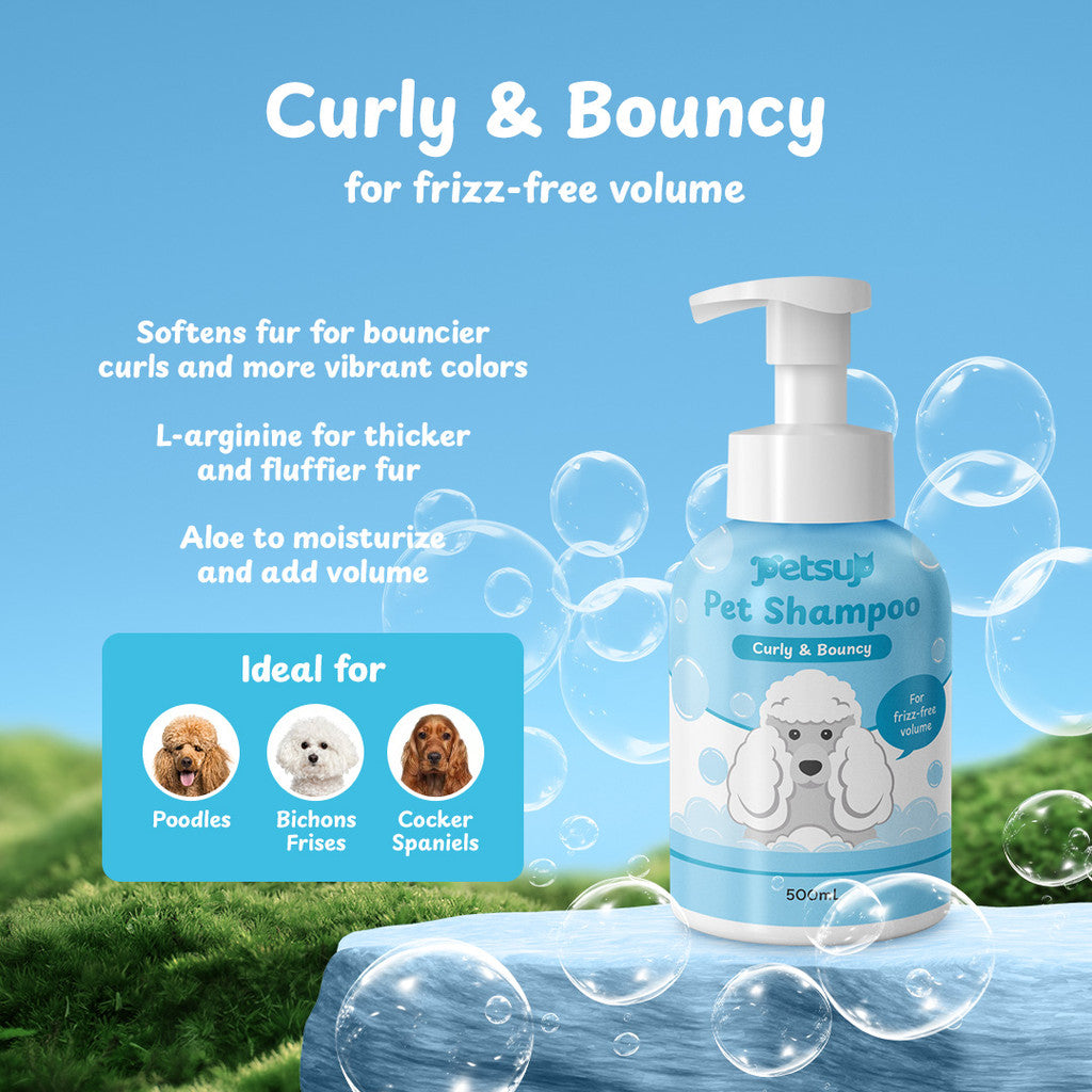 Petsup Amino Acid Pet Shampoo 500ml – Anti-Odor & Itch Relief (4 Variants)