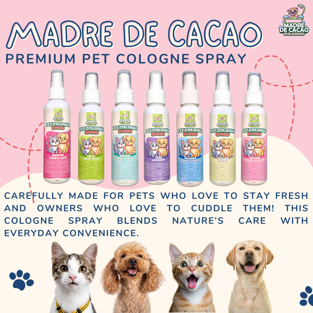 Madre De Cacao Premium Pet Cologne Spray 100ml