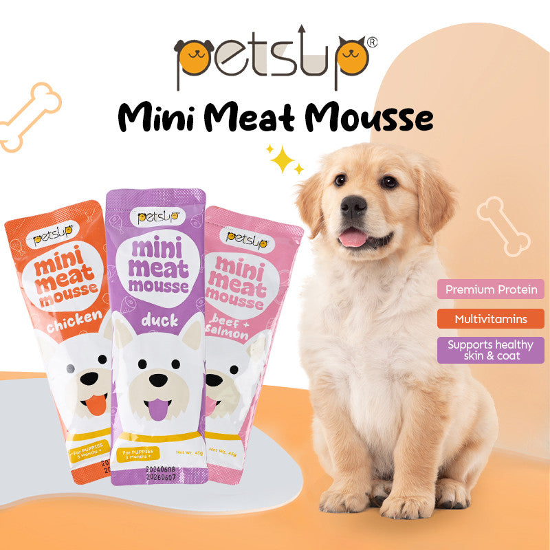 Petsup Dog Wet Food Mini Meat Mousse 6pcs